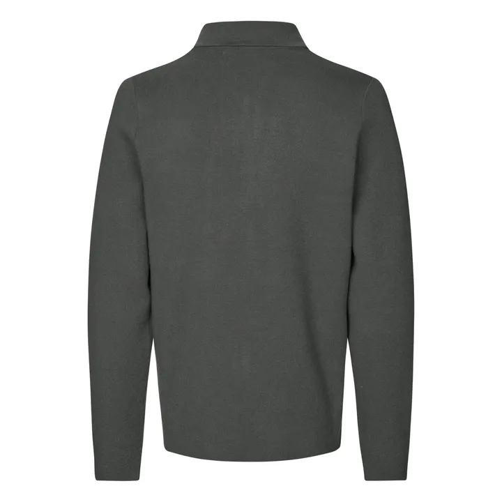 Cardigan Guna X Zip | Noir brillant- Image produit n°3