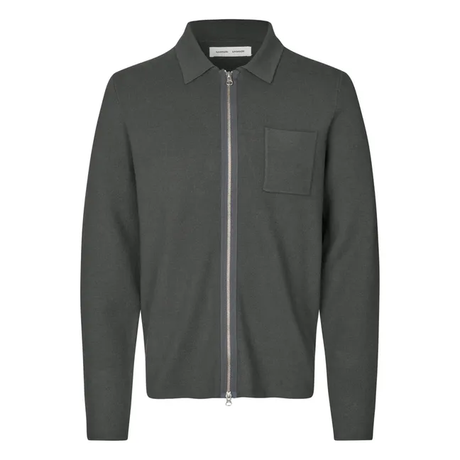 Cardigan Guna X Zip | Noir brillant