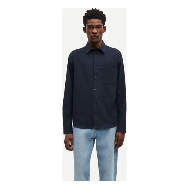 Chemise Sadamon | Bleu foncé