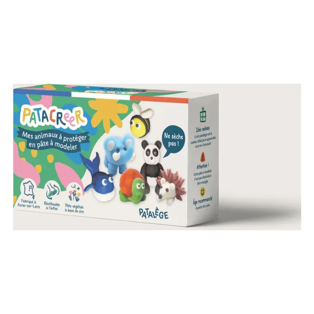 Pâte à modeler Mes 6 Animaux à Protéger