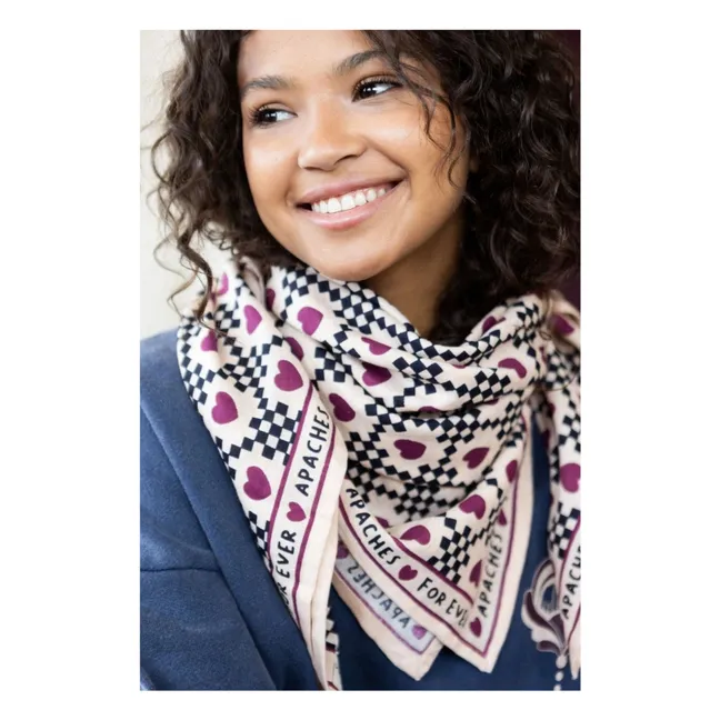 Large Latika Scarf | Ecru