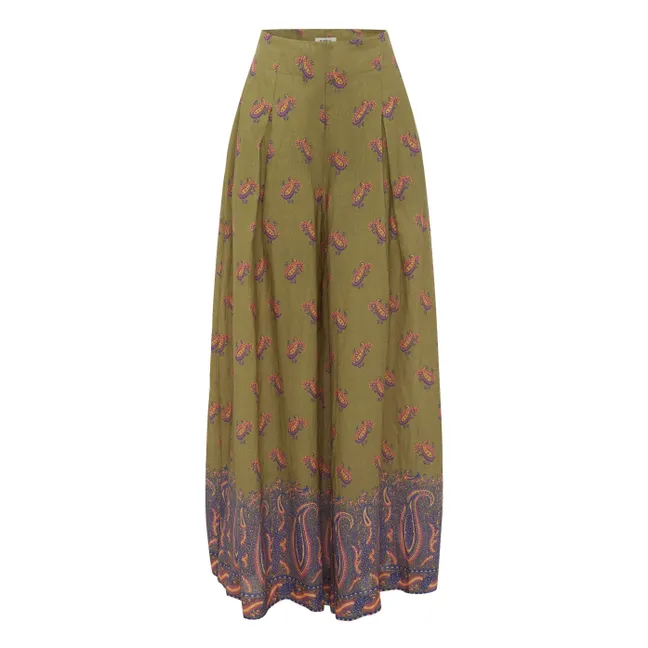 Lucent Linen Pants | Khaki