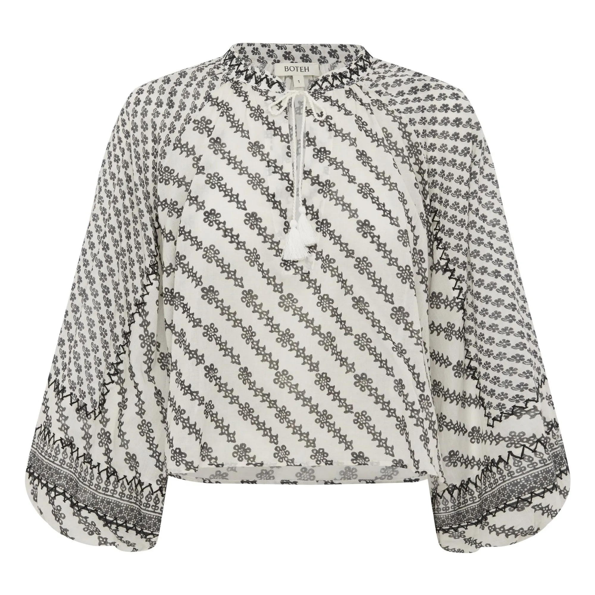 Boteh Grey Levante Blouse