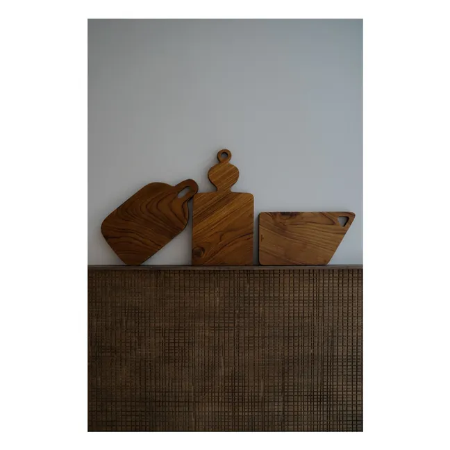 Planche à découper avec poignée en teck | Teck