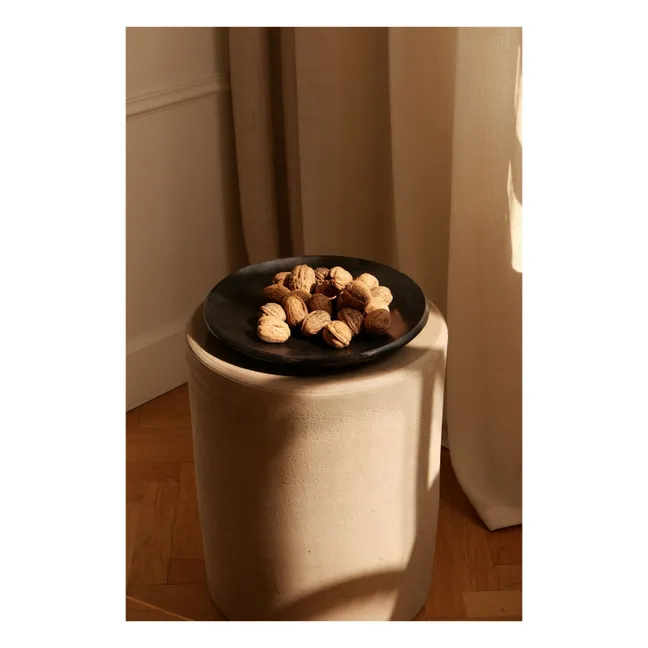 Terrakotta-Teller D28cm | Schwarz