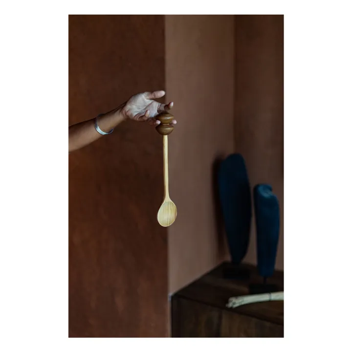 Couverts à salade en teck | Teck- Image produit n°1