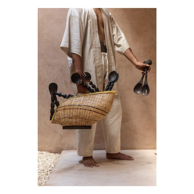 Couverts à salade en bois de teck | Teck