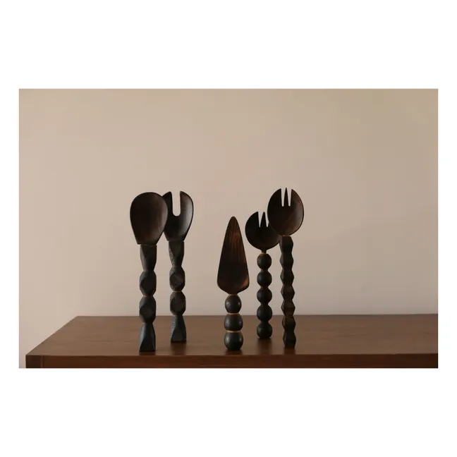 Couverts à salade en bois de teck | Teck