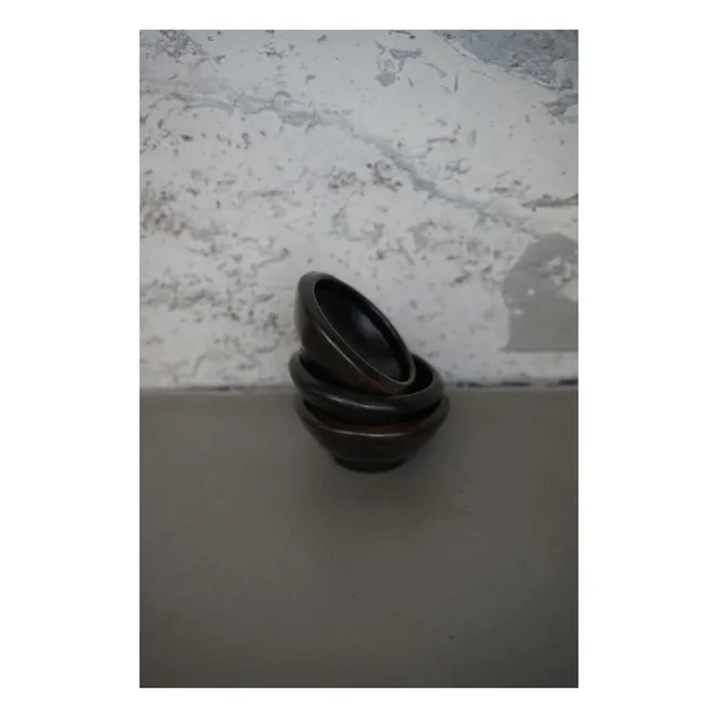 Saucier en terracotta  | Noir