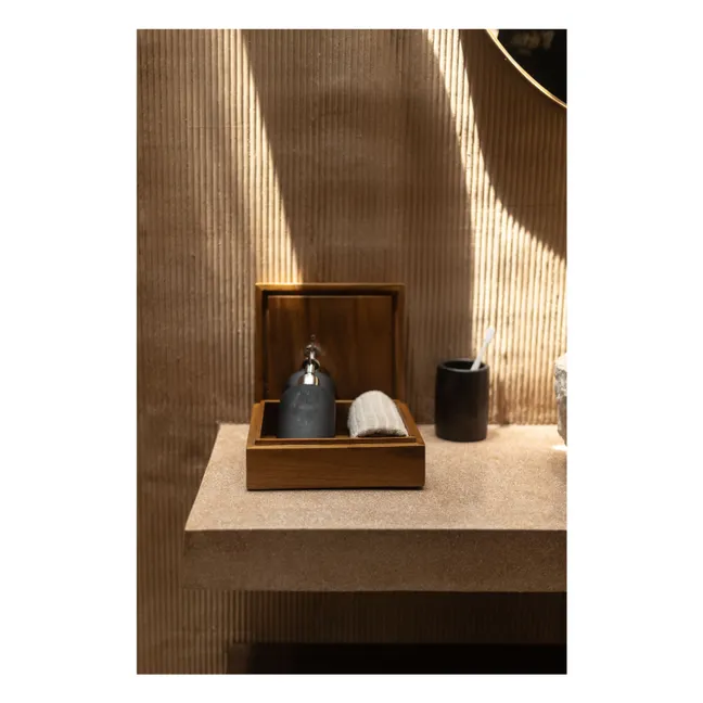 Toothbrush holder in terracotta | Black