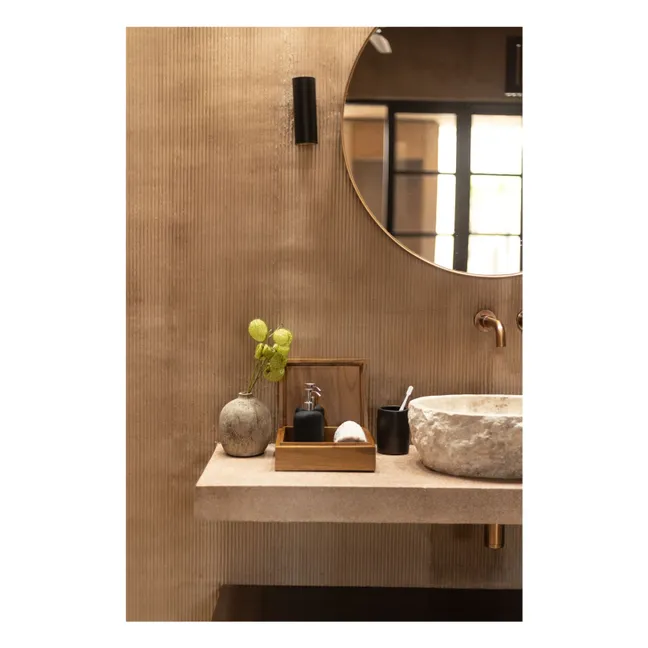 Toothbrush holder in terracotta | Black