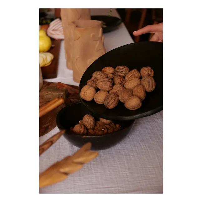 Assiette en terracotta D28cm | Noir