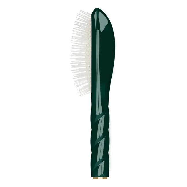 Small brush L'Intense N°07 - Detangling &amp; Stimulating  | Emerald green