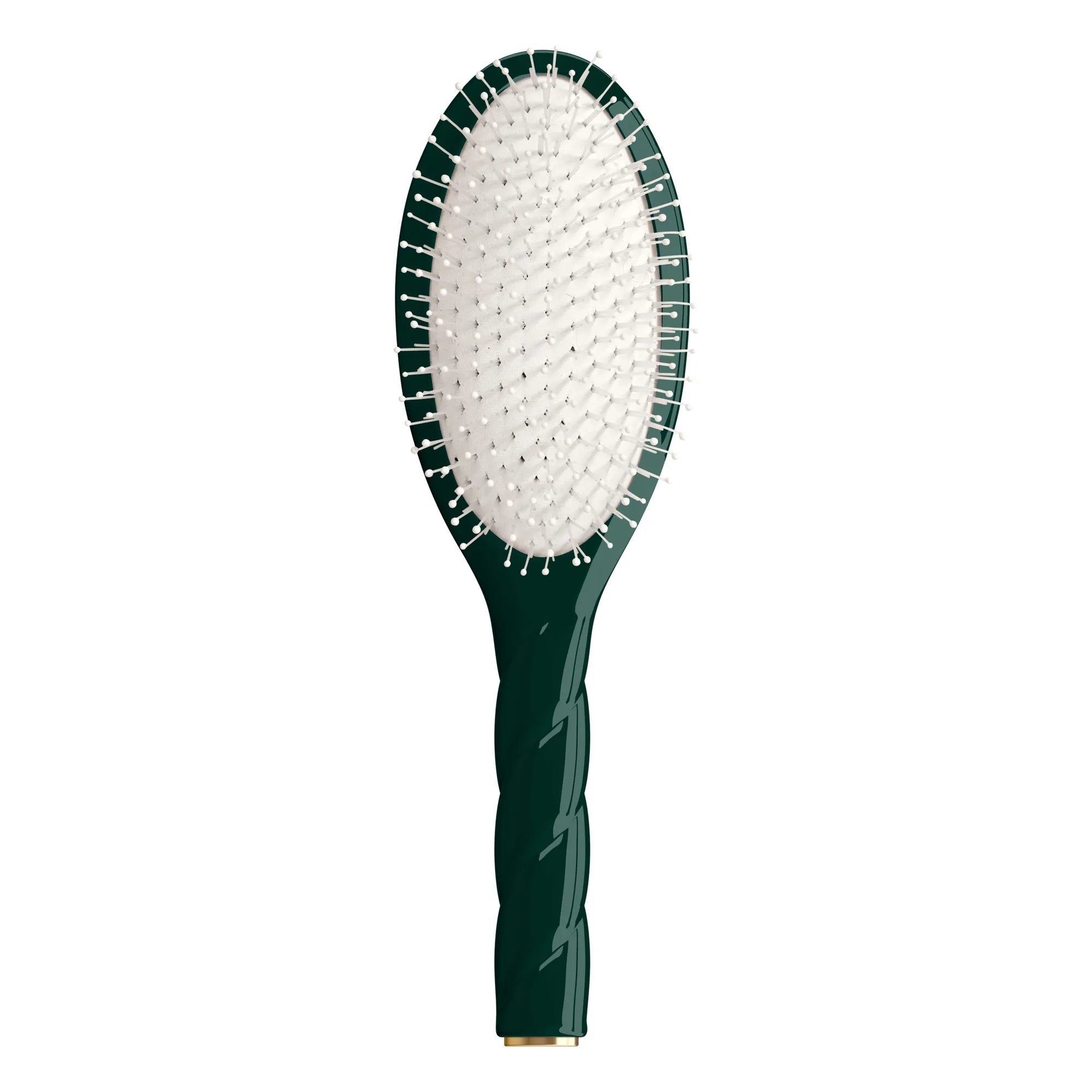 Brosse à cheveux Twist N°04 - Démêlante & Massante  | Vert émeraude- Image produit n°0