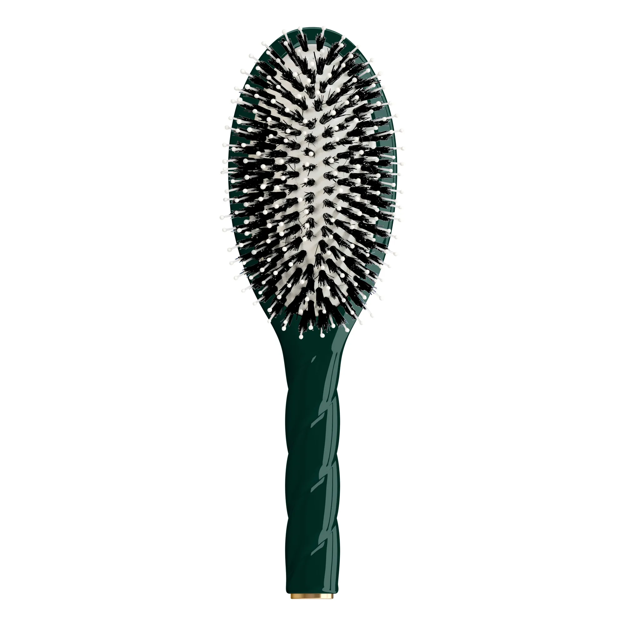 Brosse à cheveux L'Indispensable Twist N°03 - Soin & Brillance  | Vert émeraude- Image produit n°0