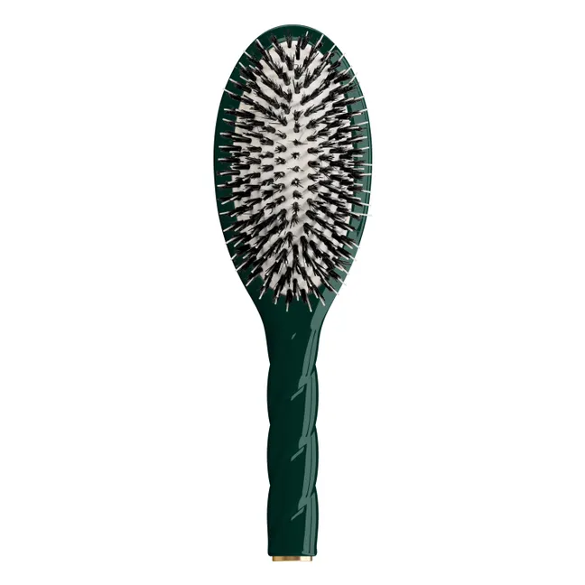 Brosse à cheveux L'Indispensable Twist N°02 - Cuidado y Brillo  | Verde esmeralda