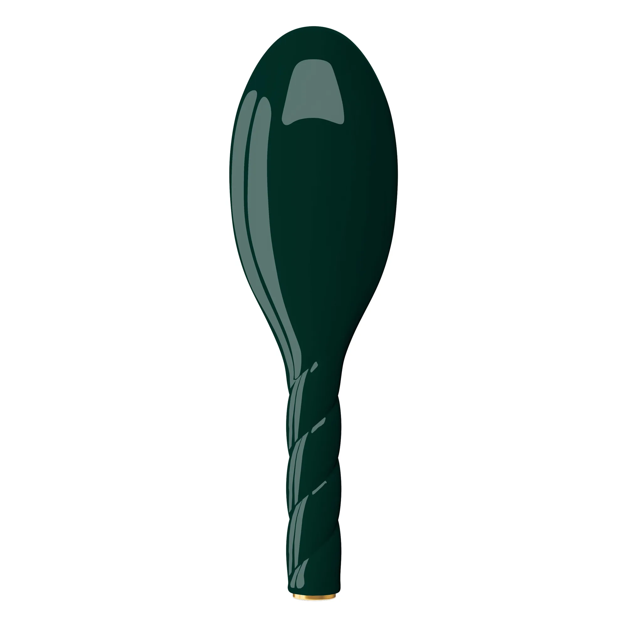 Brosse à cheveux L'Indispensable Twist N°03 - Soin & Brillance  | Vert émeraude- Image produit n°2