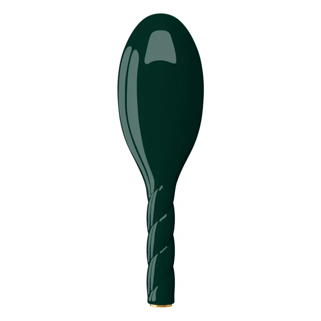Cepillo Twist N°07 - Desenredante y Estimulante  | Verde esmeralda