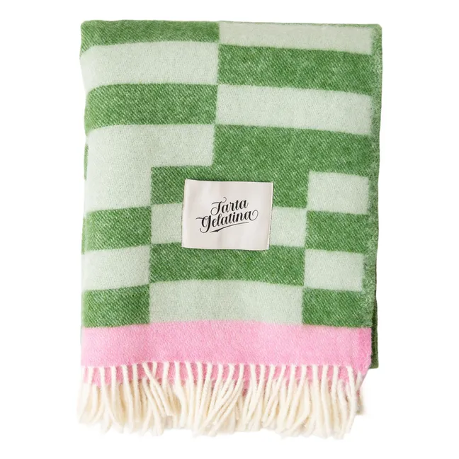 Plaid en laine Campo | Vert