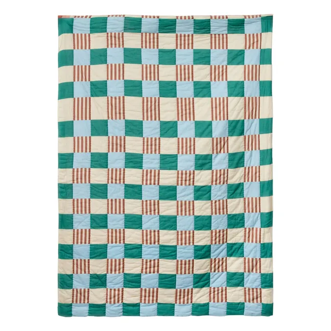 Plaid réversible Playground | Vert