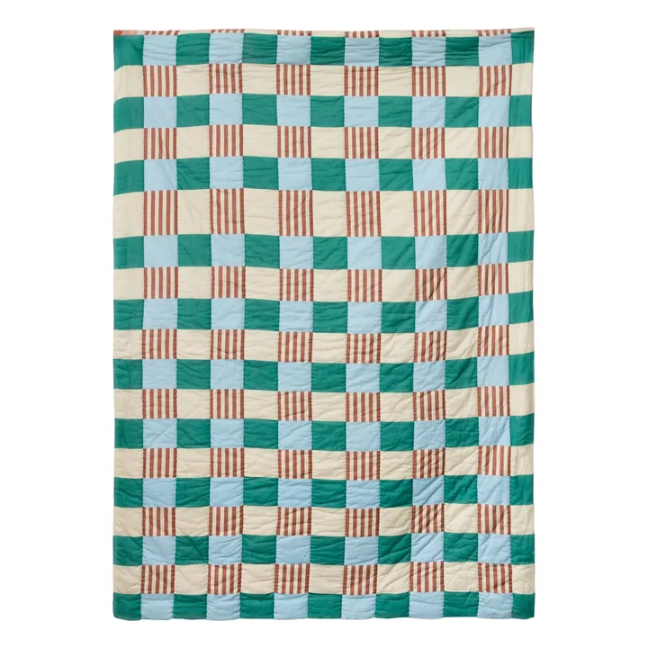 Playground reversible throw | Green- Product image n°0