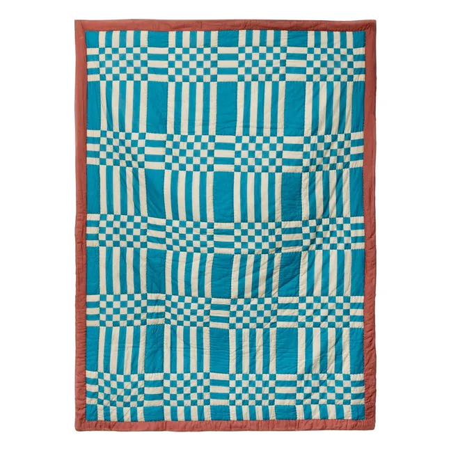 Checkered reversible throw | Pink