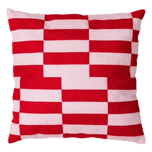 Housse de coussin Cherry Soda | Rouge cerise