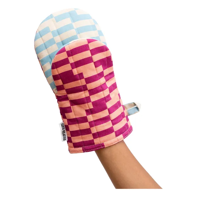 Berry Jam organic cotton oven mitt