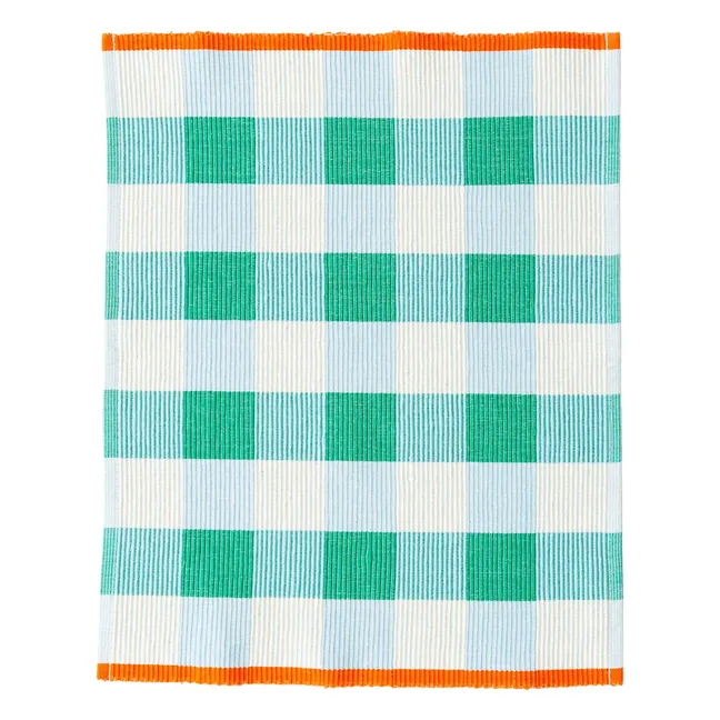Organic cotton place mat | Blue