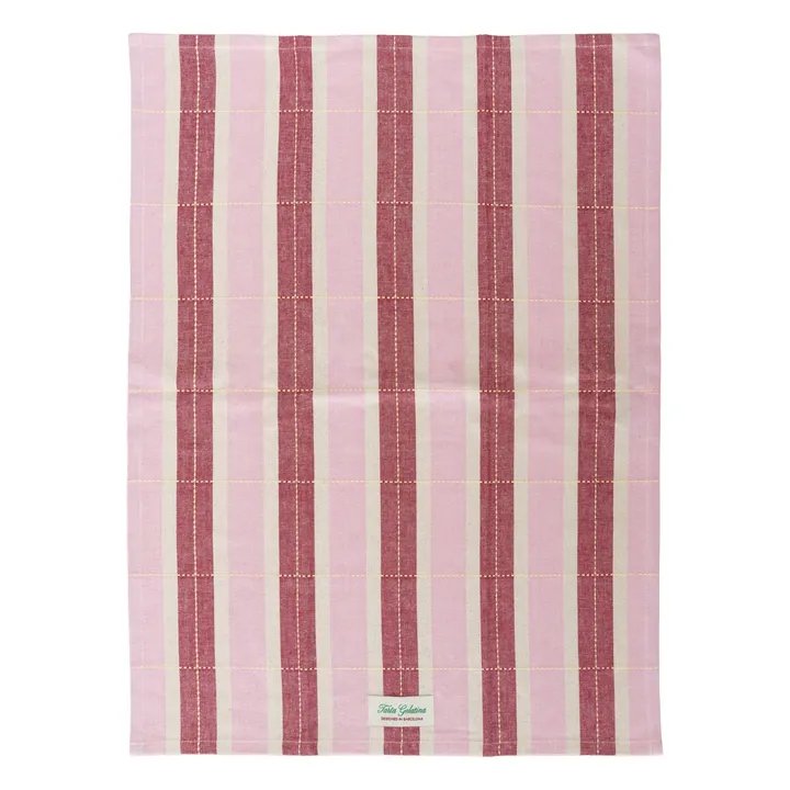 Torchons en coton bio - Set de 2 | Rose- Image produit n°0