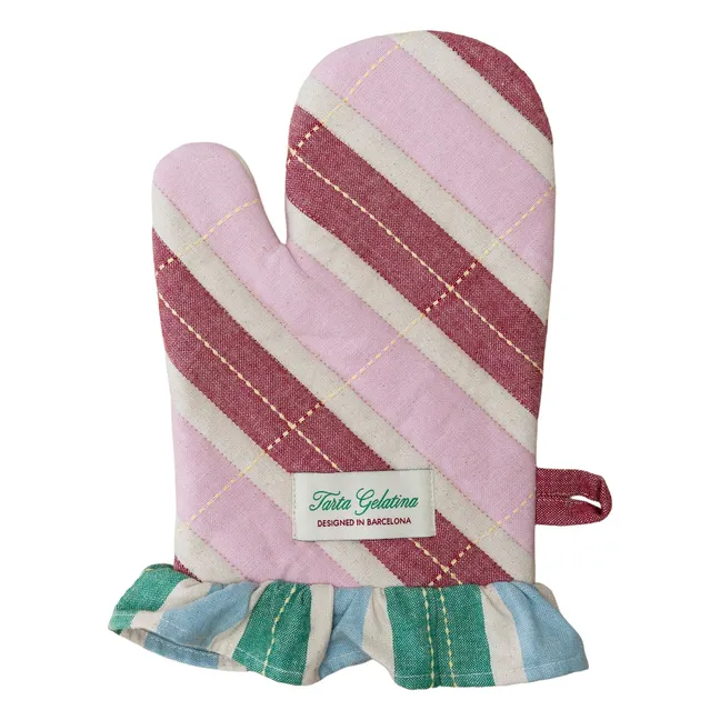 Gant de cuisine en coton bio | Rose