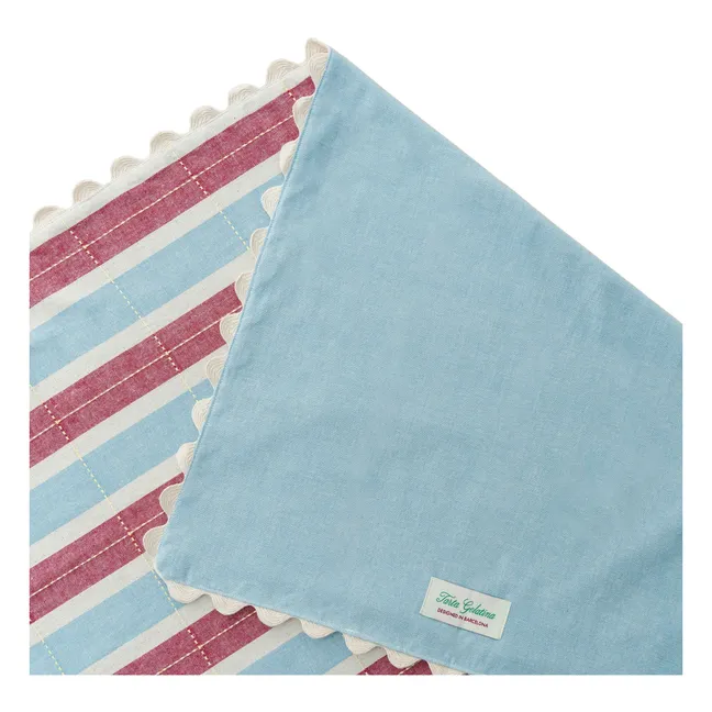 Organic cotton table runner | Burgundy