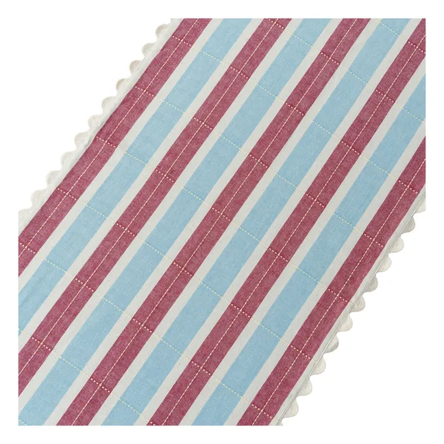 Organic cotton table runner | Burgundy