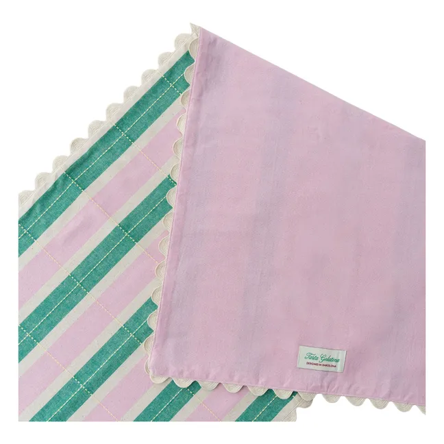 Organic cotton table runner | Green