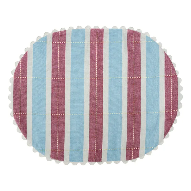 Sets de table en coton bio - Set de 2 | Bordeaux