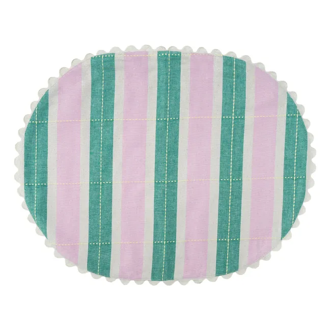 Organic cotton placemats - Set of 2 | Green