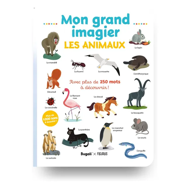 Libro Mon grand imagier - Animales (Bugali x Fleurus)