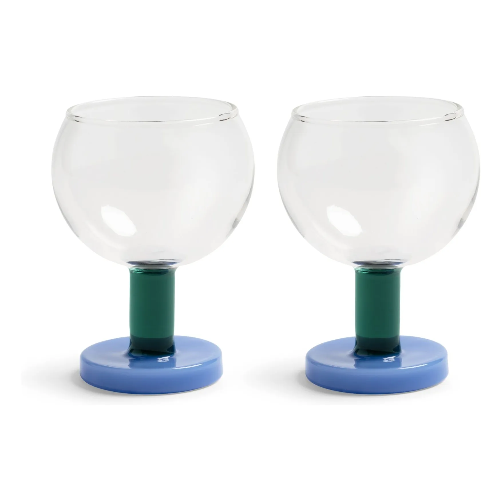 &Klevering Blue Canteen Glasses - Set Of 2