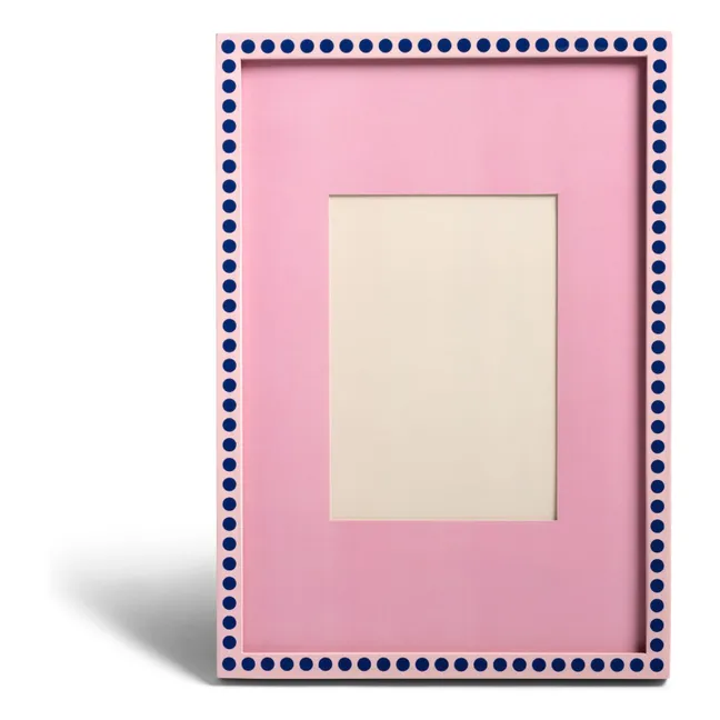 Cornice per foto Patch Pois | Rosa