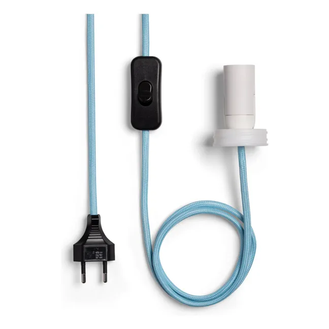 Lámpara de porcelana Hat | Azul