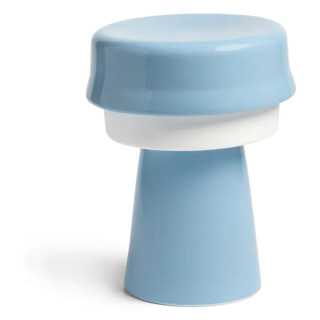 Lampada in porcellana a cappello | Blu