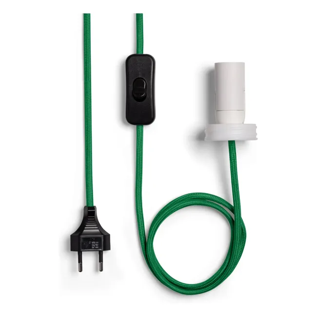 Lampe en porcelaine Hat | Vert