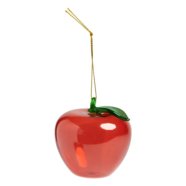 Weihnachtsdekoration Apfel | Rot