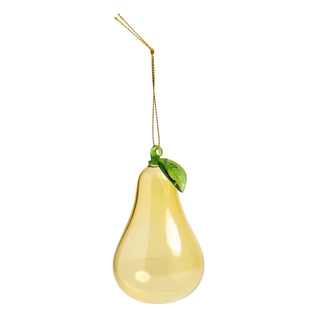 Décoration de Noël Poire | Jaune