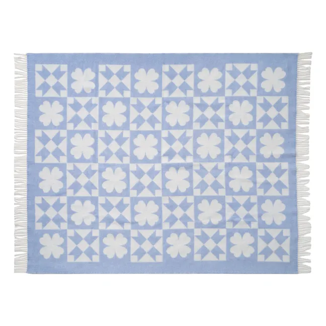 Plaid Patch Courtepointe | Bleu