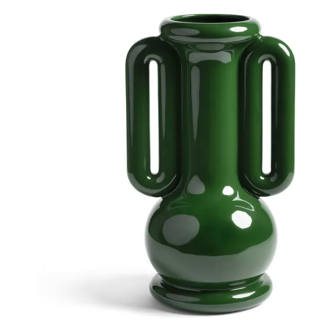 Amfora stoneware vase | Green