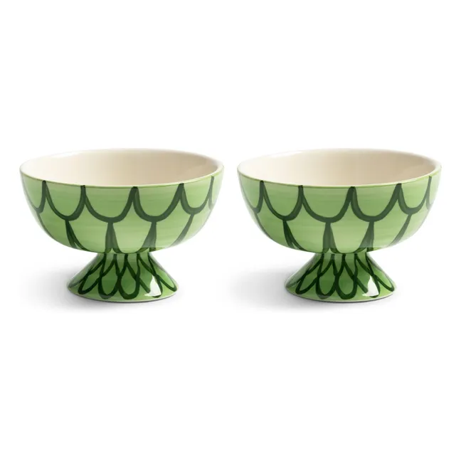 Bols Sirène - Set de 2 | Vert