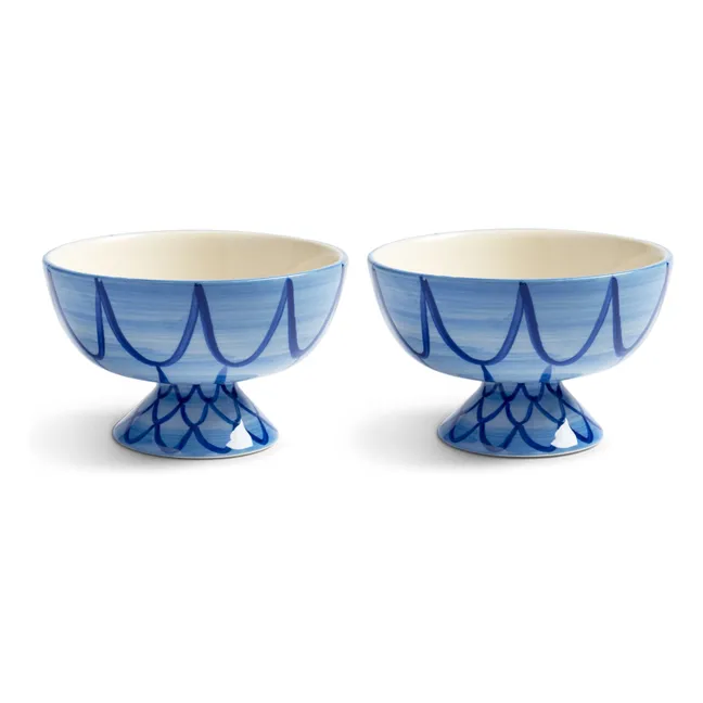 Schalen Meerjungfrau - 2er-Set | Blau