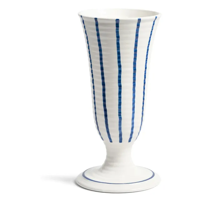 Vase en porcelaine Anouk Lilium  | Bleu