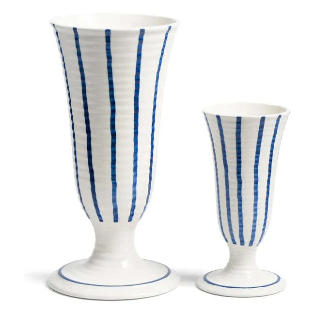 Vase en porcelaine Anouk Lilium  | Bleu